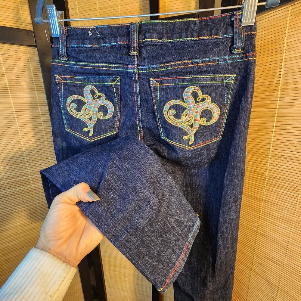 South Pole Stylish Embroidered Blue Jeans